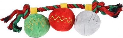 Picture of Barry King Zabawka dla psa, sznur z pluszowymi pikami, 32x9cm