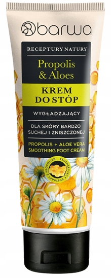 Picture of BARWA Receptury Natury Krem do stóp wygadzajcy - Propolis & Aloes 100 ml