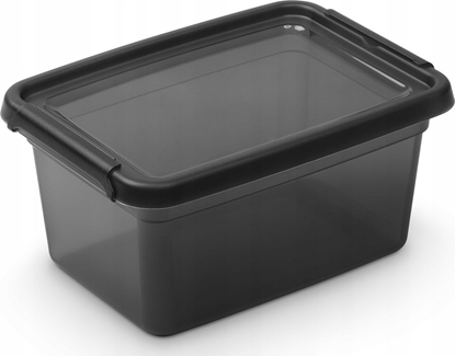 Изображение Basestore Pojemnik Z Pokryw i Klipsami 14x19x9cm 1,5l Coal (2242)
