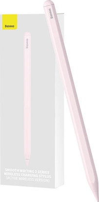 Picture of Baseus Wireless charging stylus for phone / tablet Baseus Smooth Writing (pink)