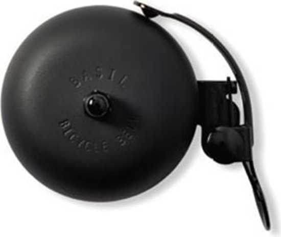 Изображение Basil Dzwonek rowerowy PORTLAND BELL BRASS 55mm, klasyczny, matt black (BAS-50459)