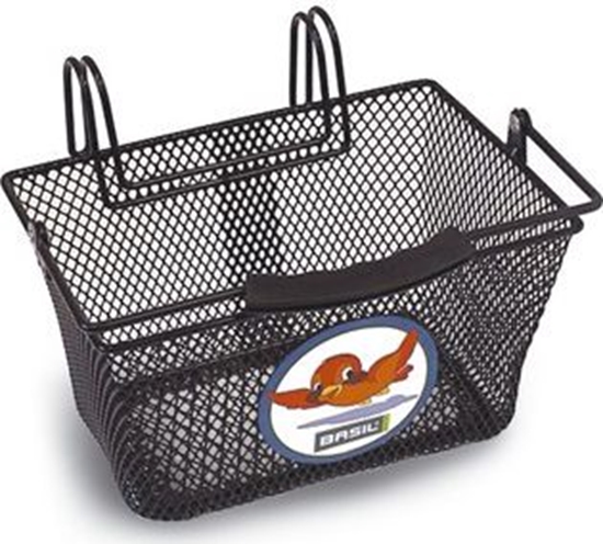 Picture of Basil Kosz na kierownic TIVOLI KIDS animal sticker, mocowanie na haki, stalowy czarny (BAS-30040)