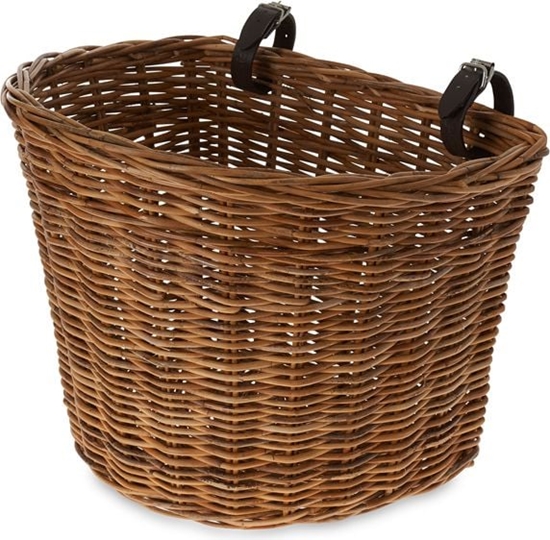 Picture of Basil Kosz na kierownic/przedni baganik DARCY L mocowanie na paski, ratan varnished natural (BAS-15050)