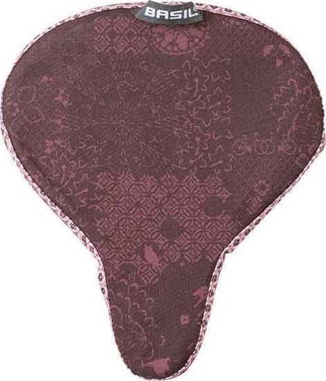 Picture of Basil Pokrowiec na siodo BASIL BOHEME SADDLE COVER wododporny, fig red (NEW 2024)