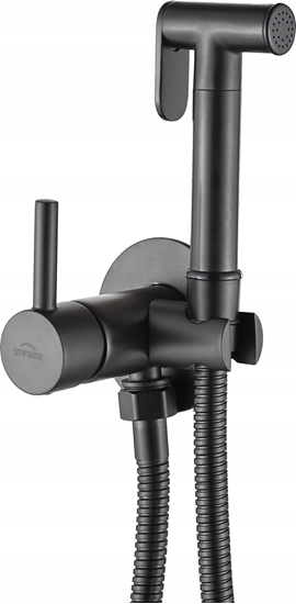 Picture of Bateria bidetowa Invena BATERIA  BIDETOWA PODTYNK OKRAGLA, CZARNY