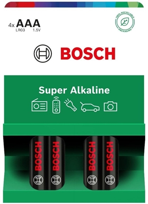 Attēls no BATERIA BOSCH 4SZT AAA SUPER ALKALINE LR03SA4B/00