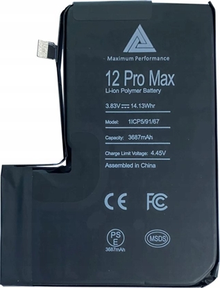 Изображение BATERIA DO IPHONE 12 PRO MAX CRACKED BMS 3687mAh
