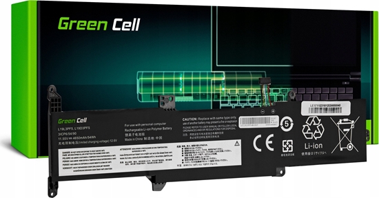 Изображение Bateria Green Cell Bateria Green Cell L19C3PF7 L19D3PF5 L19L3PF5 do Lenovo IdeaPad 3-14ADA05 3-14IIL05 3-14IML05 3-15ADA05 3-15IIL05