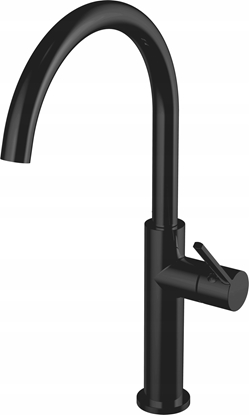 Attēls no Bateria kuchenna Omnires bateria zlewozmywakowa TULA z obrotow wylewk, czarny mat