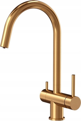 Attēls no Bateria kuchenna Quadron POP KAREN bateria kuchenna trójdrona stalowa nano PVD mied