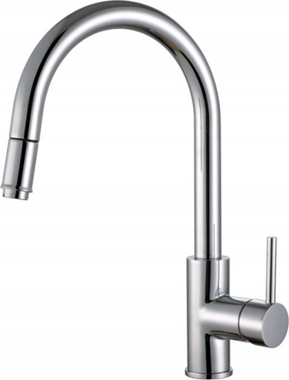 Picture of Bateria kuchenna Sourcing Kitchen faucet with pull-out hose Alveus Delos chrome