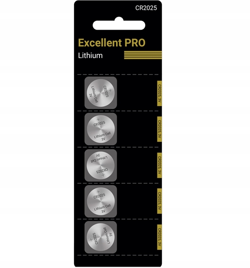 Picture of BATERIA LITOWA EXCELLENT PRO CR2025 1PCS 3V