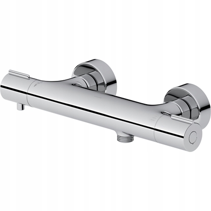 Attēls no Bateria prysznicowa Cersanit (baterie prysznicowe) Bateria natryskowa termostatyczna cienna VIRGO chrom (S951-579)