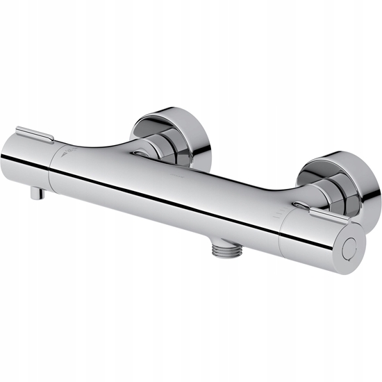 Picture of Bateria prysznicowa Cersanit (baterie prysznicowe) Bateria natryskowa termostatyczna cienna VIRGO chrom (S951-579)