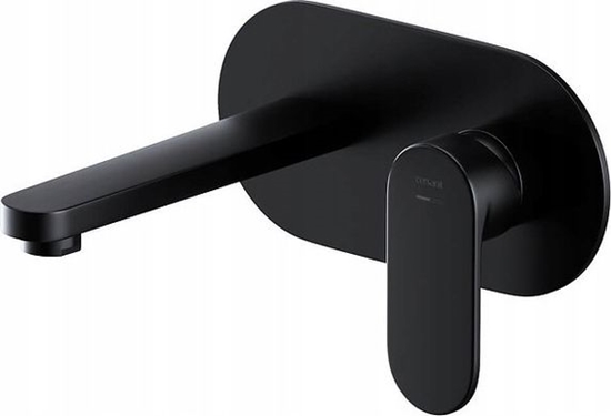 Picture of Bateria umywalkowa Cersanit Crea podtynkowa czarny mat (S951-333)