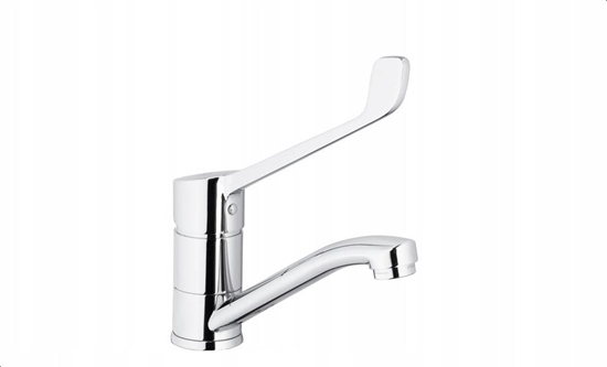 Изображение Bateria umywalkowa KFA BATERIA MEDICO NEW, SPECJALNA, UMYWALKOWA STOJCA, OBROTOWA Z UCHWYTEM MEDYCZNYM, CHROM