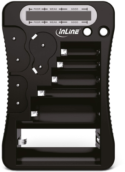 Picture of Batterietester mit LCD-Anzeige, für Rund- und Knopfzellen sowie 9V-Block