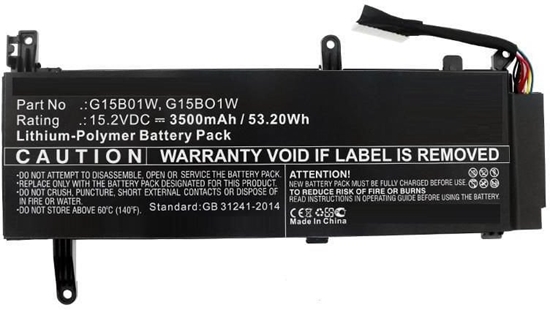 Picture of Battery 53.20Wh Li-Pol 15.2V