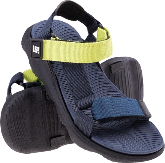 Picture of Bejo SANDAY I KLAPKI MILERI JR DARK SAPPHIRE/REFLECTING POND/LIME GREEN 34