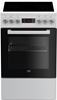 Picture of Beko FSM 57300 GW Freestanding cooker Ceramic White A