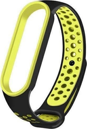 Attēls no Beline Beline pasek Mi Band 6 czarny-zielony/black-green Design