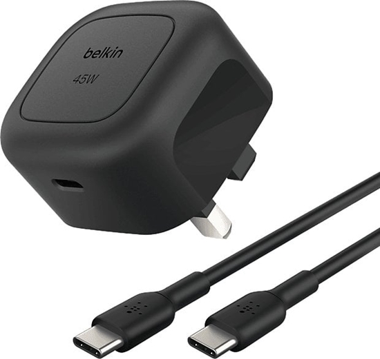 Picture of Belkin BOOST Charge USB-C 45W PD PPS+USB-C Cab.bl.WCA013kq1MBK-B6