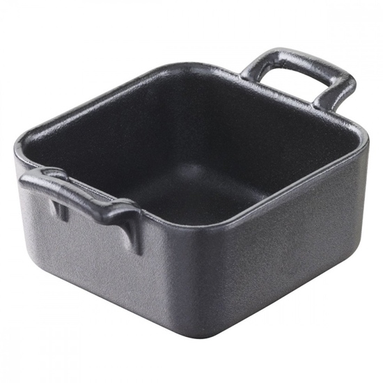 Picture of BELLE CUISINE NOIR mini naczynie kwadratowe 7x7 cm