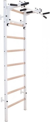 Attēls no BenchK Drabinka gimnastyczna drewniano metalowa z drewnianym drkiem i akcesoriami BenchK 231W