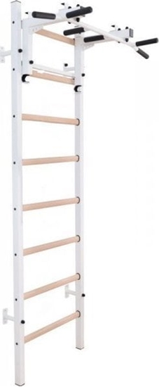 Изображение BenchK Drabinka gimnastyczna drewniano metalowa z drewnianym drkiem i akcesoriami BenchK 231W