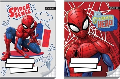 Attēls no Beniamin Zeszyt A5/32K kratka Spider Man (10szt)