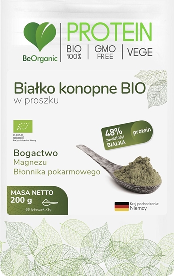 Picture of Beorganic Biako Konopne Bio W Proszku 200G Beorganic Magnez Bonnik Pokarmowy