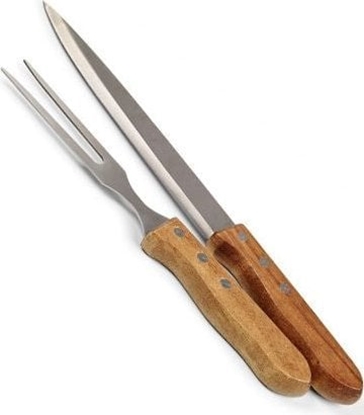 Picture of bercato Trancherset By Bercato - K: 33cm/ G: 26,5cm - Rostfritt stål, Acaciaträ