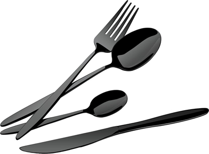 Picture of Berlinger Haus SZTUCE 24 ELEM. BERLINGER HAUS BH-3063 POYSK SHINY BLACK