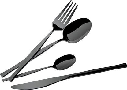 Picture of Berlinger Haus SZTUCE 24 ELEM. BERLINGER HAUS BH-3066 POYSK SHINY BLACK