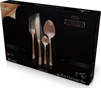 Изображение Berlinger Haus Zestaw sztuców 24 elementowy BERLINGER HAUS BH/2637 Rose Gold Edition