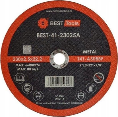 Изображение BEST TOOLS TARCZA FLEX 41 230x2,5x22,2 A30 RBF BEST TOOLS