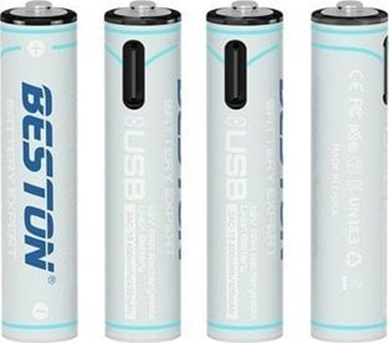 Picture of Beston AA620272 Rechargeable AA batteries 4pcs 1800mAh