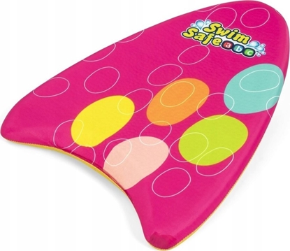 Attēls no Bestway Deska do Nauki Pywania dla Dzieci Piankowa BESTWAY AquaStar 42x32 Róowa