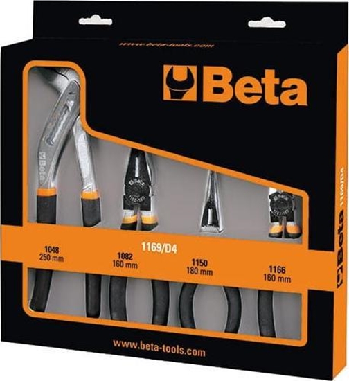 Picture of Beta Tools ZESTAW SZCZYPIEC 4 SZT.ACT 1169/D4 BETA UTENSILI S.P.A.