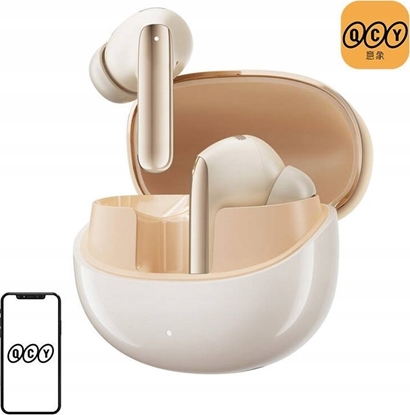 Изображение Bezprzewodowe suchawki dokanaowe TWS QCY MeloBuds Pro HT08 ANC Bluetooth 5.3 HFP/A2DP/AVRCP LDAC IPX5 (zote)