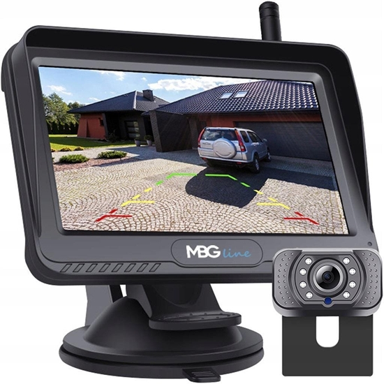 Picture of Bezprzewodowy zestaw cofania MBG line  4.3" XL-435+006S