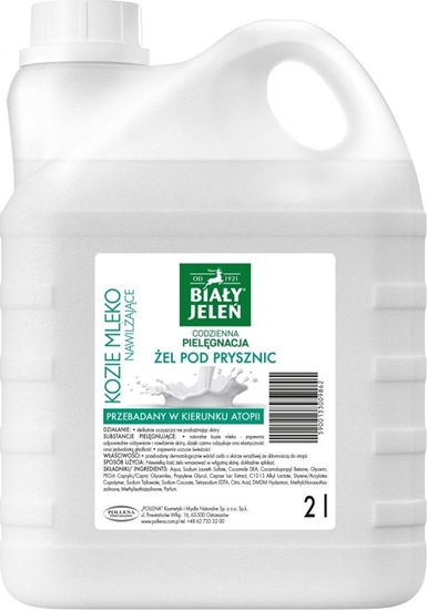 Изображение Biay Jele Biay Jele Codzienna Pielgnacja el pod prysznic nawilajcy Kozie Mleko 2L - zapas