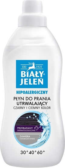 Picture of Biay Jele Biay Jele Hipoalergiczny Pyn do prania utrwalajcy - czarny i ciemny kolor 1L