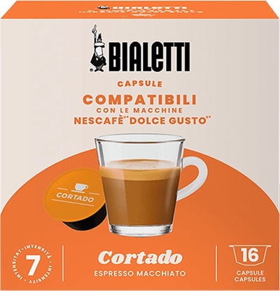 Изображение Bialetti Kapsuki Cortado do Dolce Gusto 16 szt.