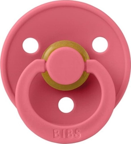 Picture of BIBS COLOUR ANATOMICAL CORAL M Smoczek ortodontyczny kauczuk Hevea