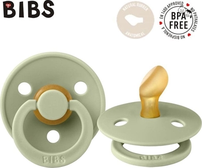 Attēls no BIBS COLOUR ANATOMICAL SAGE S Smoczek ortodontyczny kauczuk Hevea