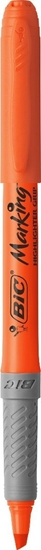 Picture of Bic BIC Brite Liner Grip, 12 pc(s), Orange, Chisel tip, Grey, Orange, Round, Water-based ink