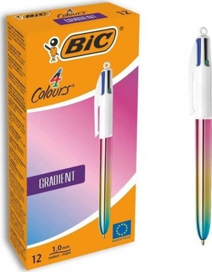 Изображение Bic Pióro Bic Gradient 0,32 mm Wielokolorowy (12 Sztuk)
