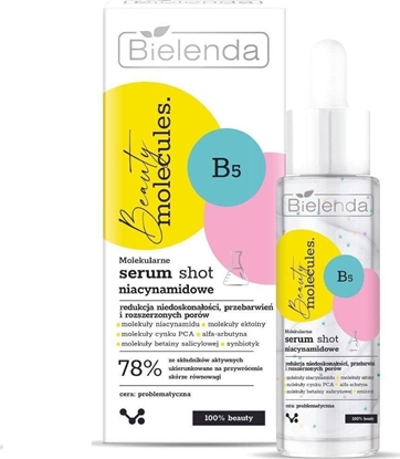 Picture of Bielenda Beauty Molecules molekularne niacynamidowe serum shot 30g