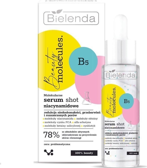 Picture of Bielenda Beauty Molecules molekularne niacynamidowe serum shot 30g